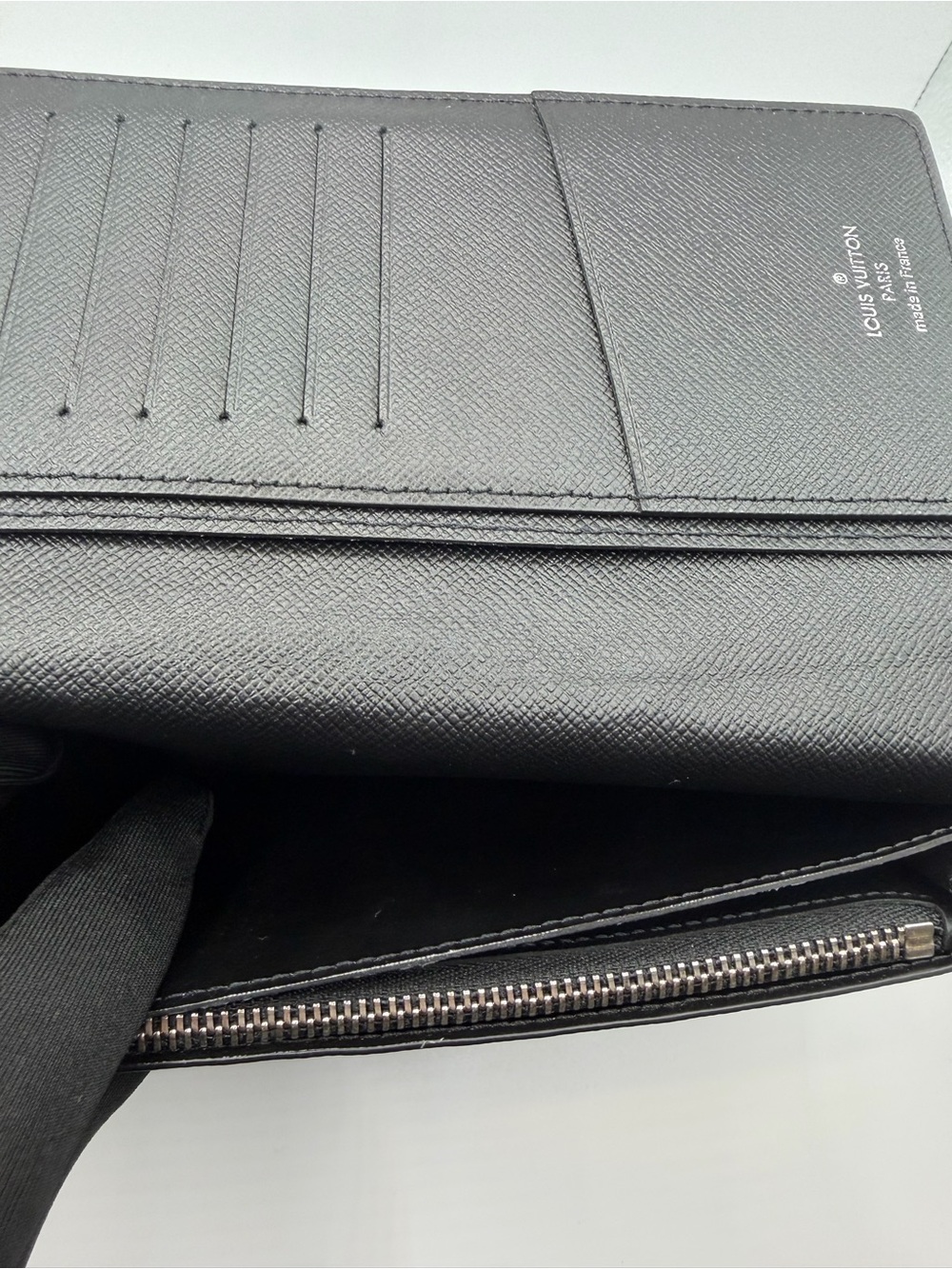 Louis Vuitton Day Break (Damier Stripe) Portefeuille Brazza Long Wallet - Picture 14 of 16